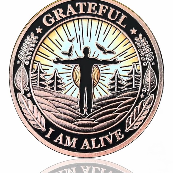 Serenity Prayer Sobriety Chip Inspirational Coin AA Medallion